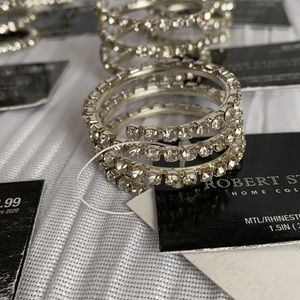 💎Rhinestone Diamond Napkin Rings 8 💎